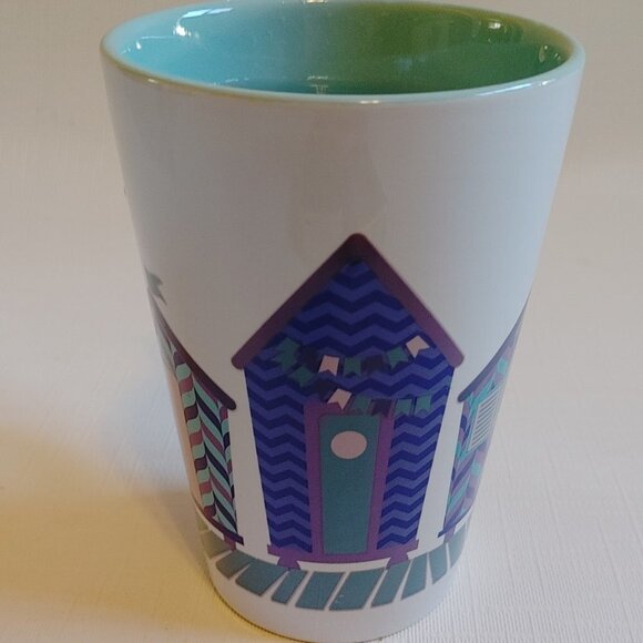 HTF Davids Tea BEACH HUT Perfect Mug Coffee Tea Summer Colour Change - Picture 6 of 6